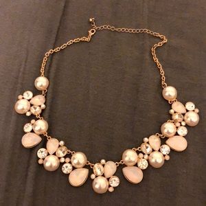 Pearl and gemstone necklace